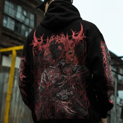 "HAVOC" // The Devil Hunter’s Cord Hoodie