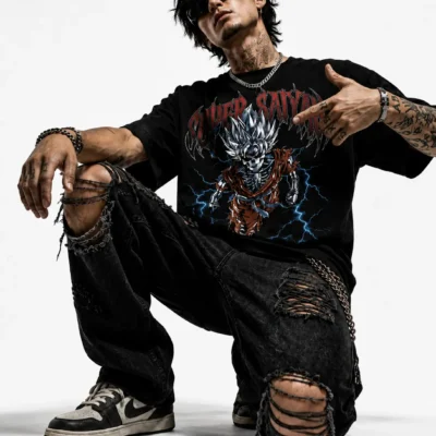 "INSTINCT-X" // THUNDER SKELETON RHAPSODY TEE
